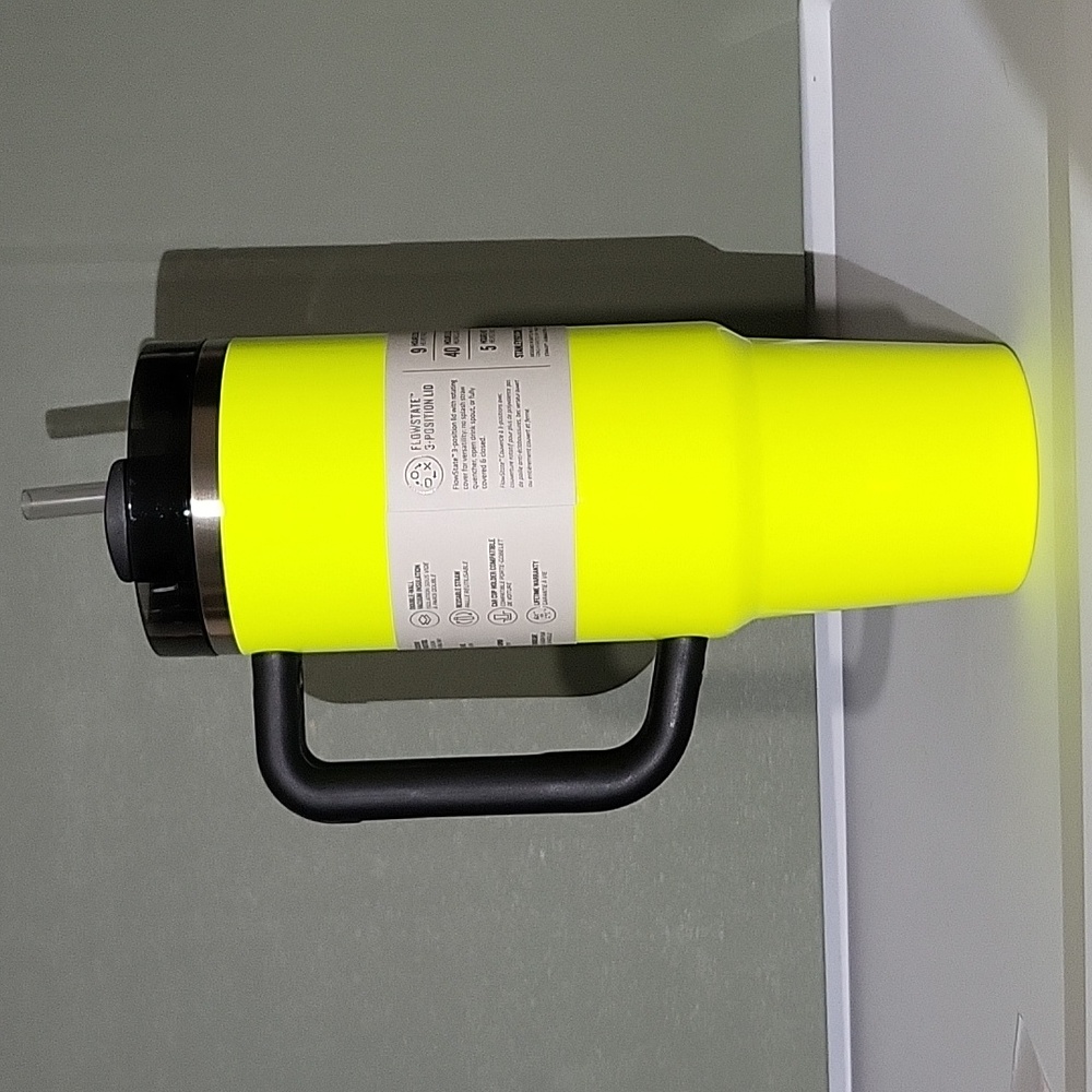 NWT Stanley 30oz Neon Yellow Quencher Tumbler - Picture 2 of 5
